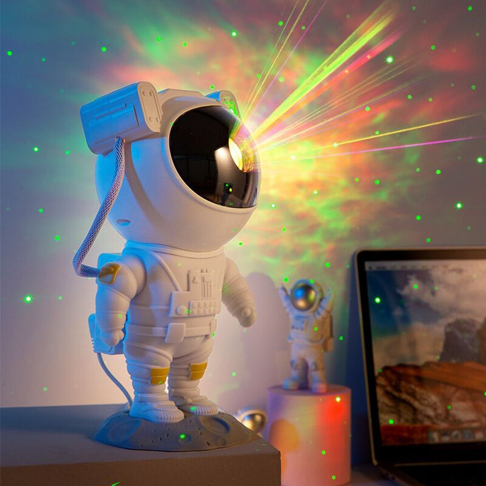 Astronaut Galaxy Star Projector with Remote, Bedroom LED Night Light