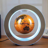 Round LED World Map Floating Globe Magnetic Levitation Light Anti Gravity Magic - Senseandtrendz